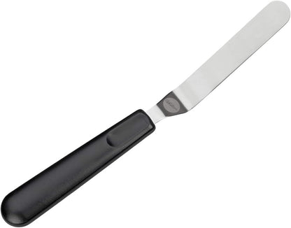 Wilton 9 Inch Angled Spatula with Black Handle