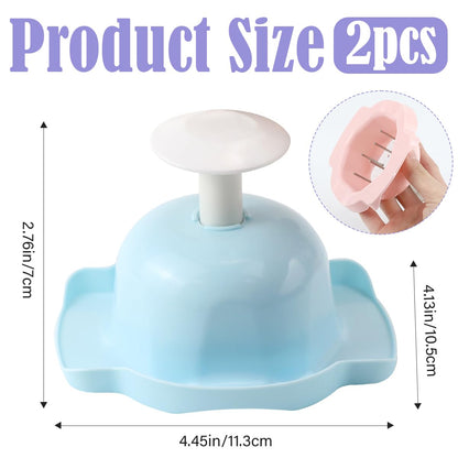 DOERDO 2Pcs Food Safety Holder for Mandolin Slicer Food Slicer Cutter Finger Guard Vegetable Cutting Finger Protector