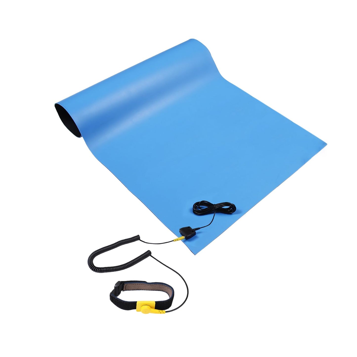Anti Static Mat for Pc ESD Mat: 24"X48" Soldering Table Mat Kit Computer Electronics Repair- Heat Resistant Static Mat（Blue）