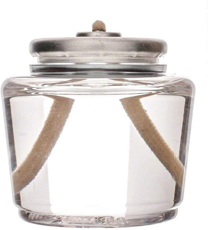 D'light Online 15 Hour Liquid Votive Candles Disposable Fuel Cells Small Oil Lamp for Events, Emergency Candles, Restaurant Tables, Romantic Dinner Candles and Wedding Tables (Set of 12)