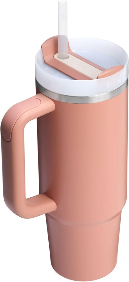 STANLEY Quencher H2.0 Tumbler - 30 oz Insulated Stainless Steel with Handle & Straw | BPA-Free | Sienna Color