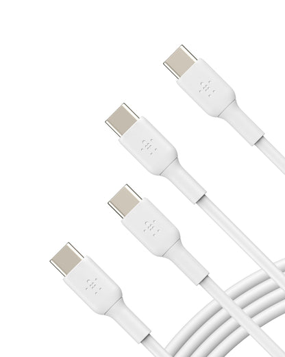 Belkin USB-C to USB-C Cable Fast Charging Cable (2M/6.6ft) for iPhone 16, iPhone 16 Pro, iPhone 16 Pro Max, Galaxy S25, S24, Note, Pixel, iPad Pro, Nintendo Switch 2, Carplay & More - Black
