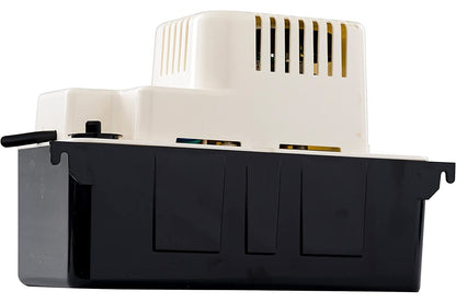 Little Giant VCMA-20ULS 115 Volt, 80 GPH, 1/30 HP Automatic Condensate Removal Pump for HVAC/Refrigeration Systems/Dehumidifiers with Overflow Detection Switch and 6-Foot Cord, White/Black, 554425