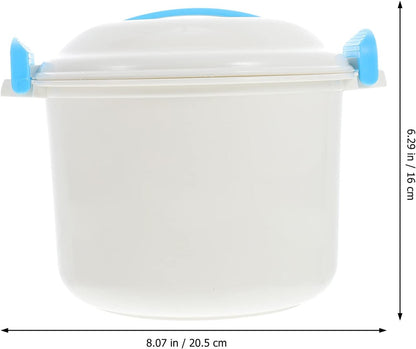 UPKOCH Mini Rice Cooker, Microwave Rice Cooker Steamer Bowl with Rice Paddle for Vegetables, Quinoa, Oatmeal, Ramen