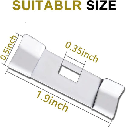 25PCS Metal Vertical Blind Repair Vane Savers, Vertical Blinds Repair Kit for Replacement Slats