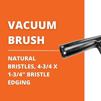 Fein Vacuum Brush for Superior Debris Removal, Natural Bristles, 4-3/4 x 1-3/4"