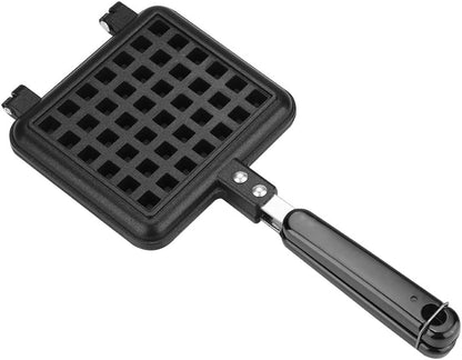 Mini Waffle Maker Pan, Nonstick Coating Waffle Baking Mold Plate for Stovetop Belgian Waffle Sandwich Toaster
