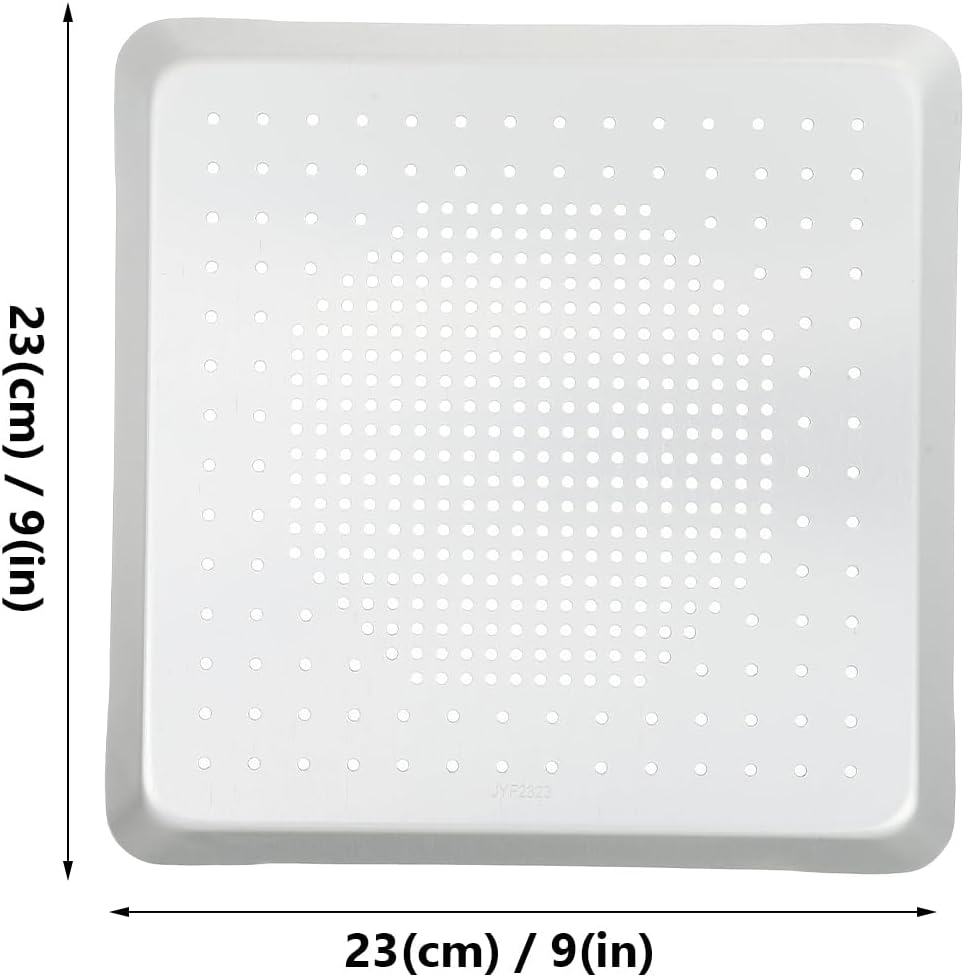 Luxshiny Mini Pizza Pan, 9 Inch Pizza Bakeware with Holes for Home Baking