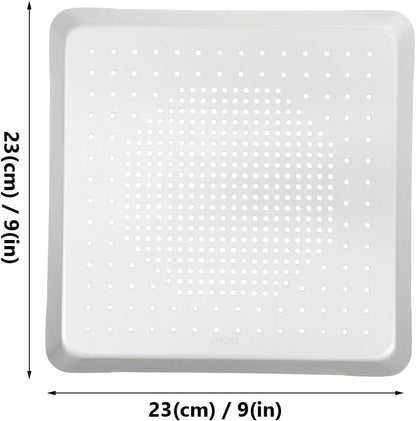 Luxshiny Mini Pizza Pan, 9 Inch Pizza Bakeware with Holes for Home Baking