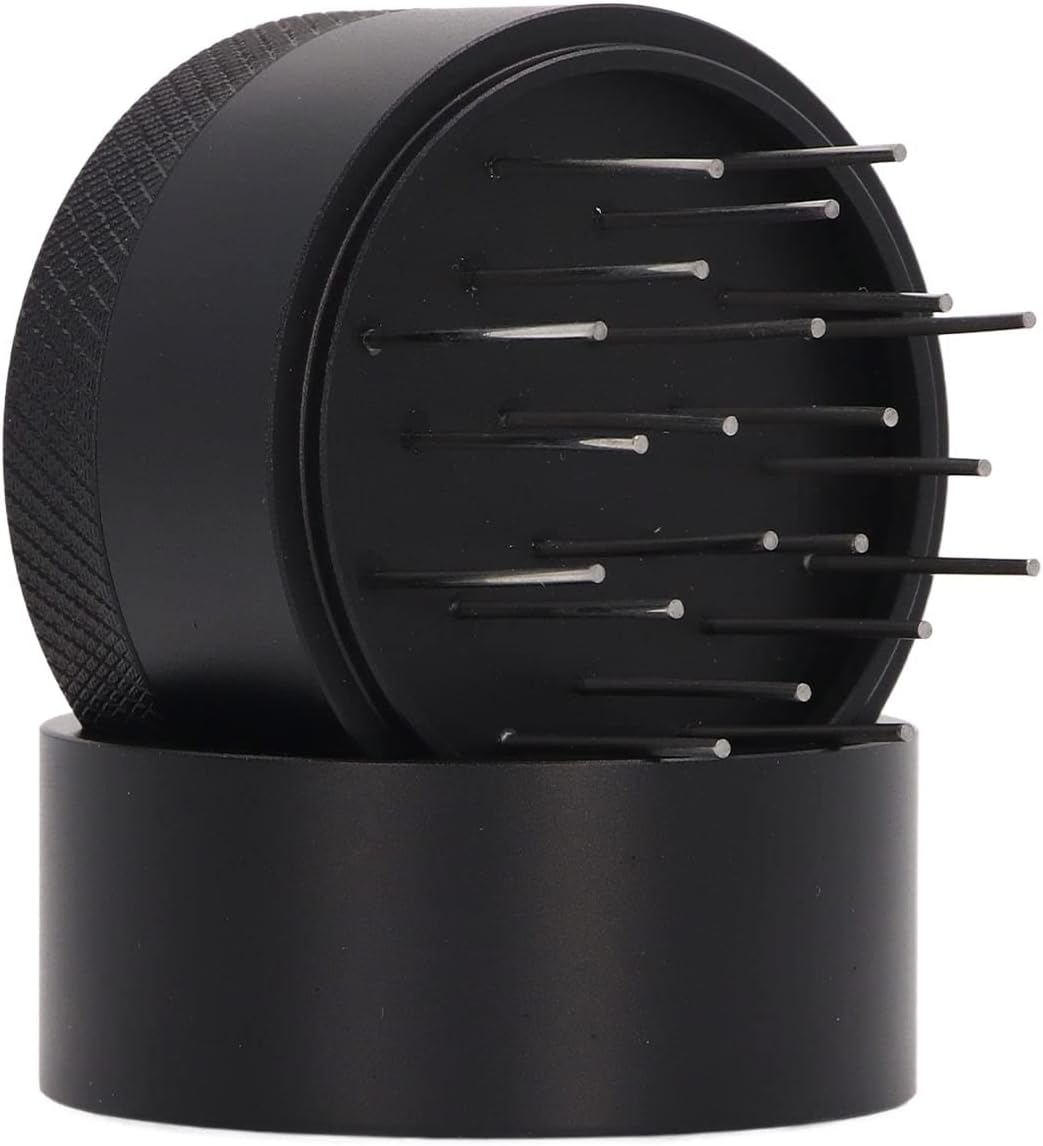 Coffee Needle Distributor, 21 Needles Coffee Cloth Powder Stirrer with Base and Stainless Steel Needle for Cafes and