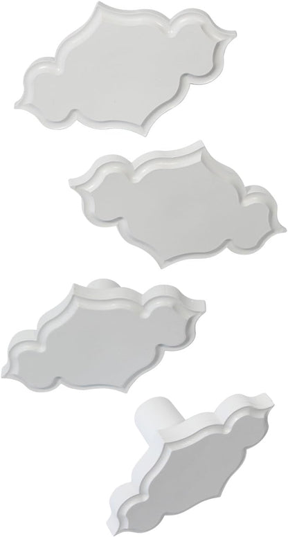 PME Creative Plaque Plain Border Inserts, Set of 4