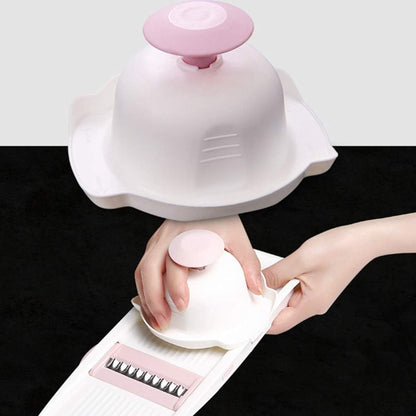 DOITOOL 2PCS Hand Finger Protectors - For Mandolin Slicer, Vegetable Grater, Kitchen Food Slicer, Durable Plastic, Easy