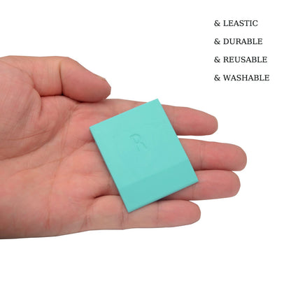 BOOLOOEN Chalk Paste Mini Squeegee 9 Pack,Optimized for use with Mesh Backed Stencils and Transfers |Rubber Mini Squeegee for Screen Printing, Ink, and Chalk Paste