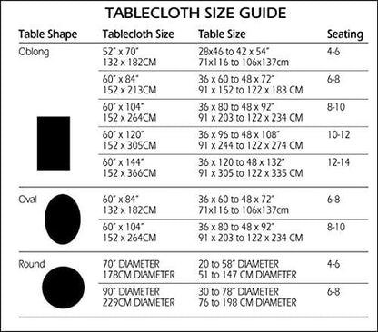 Artisan Flair Black and White Checkered Tablecloth, Flannel, 54 x 72" for Family Dinners or Gatherings