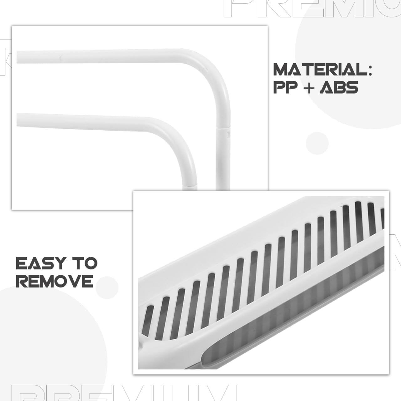 Towel Rack Stand with Drain Spout, Quick-Drying Kitchen Storage for Sponges, Dishcloths, Compact Design for Countertop