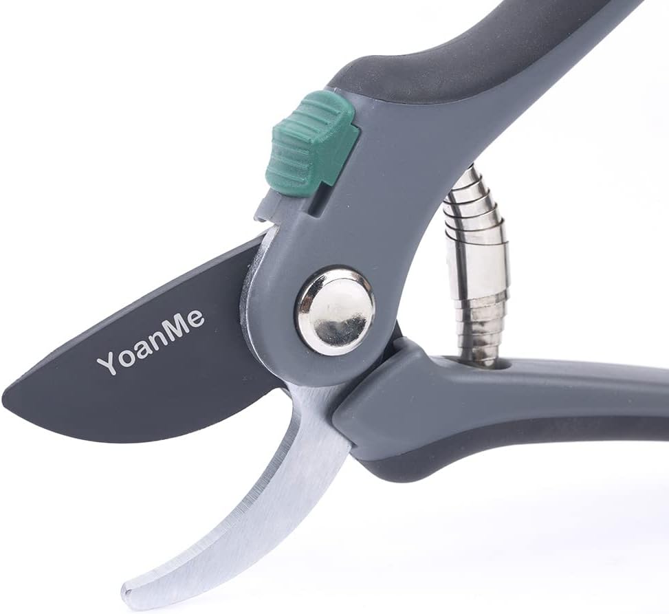 YoanMe-Sharp Bypass Pruning Shears, Gardening Scissors, Tree Trimmers, Hand Pruner, Garden Shears, Clippers