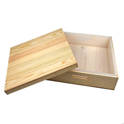 Large Soap Molds, 8L 280oz 8kg Rectangle Soap Mold Silicone Liner for 18 Bar Mold with Wooden Box and Lid DIY Handmade Soap Making Tools (280oz, Wood)