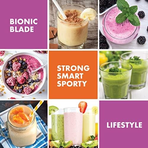 Bionic Blade Personal Blender, 26.5 Oz, Cordless, Rechargeable, 18,000 RPM Portable Blender for Shakes and Smoothies,