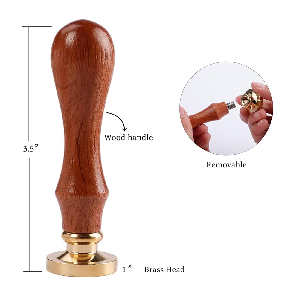 WUERLIN Initial Letter Alphabet K Wax Seal Stamp - Wicker Eucalyptus Sealing Stamp With Flower for Wedding Invitation, Gift Wrap, Envelopes, Christmas Card