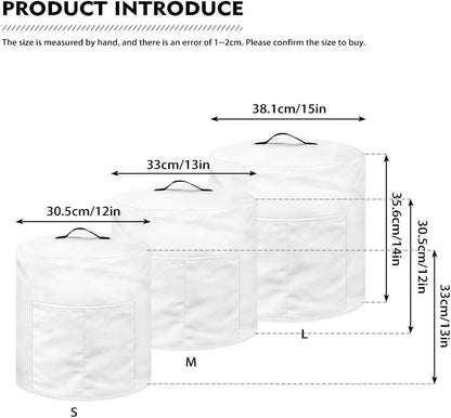 I'd Rather Be Making Rice Pressure Cooker Cover, Round Dust Cover with Funny Designs for Kitchen