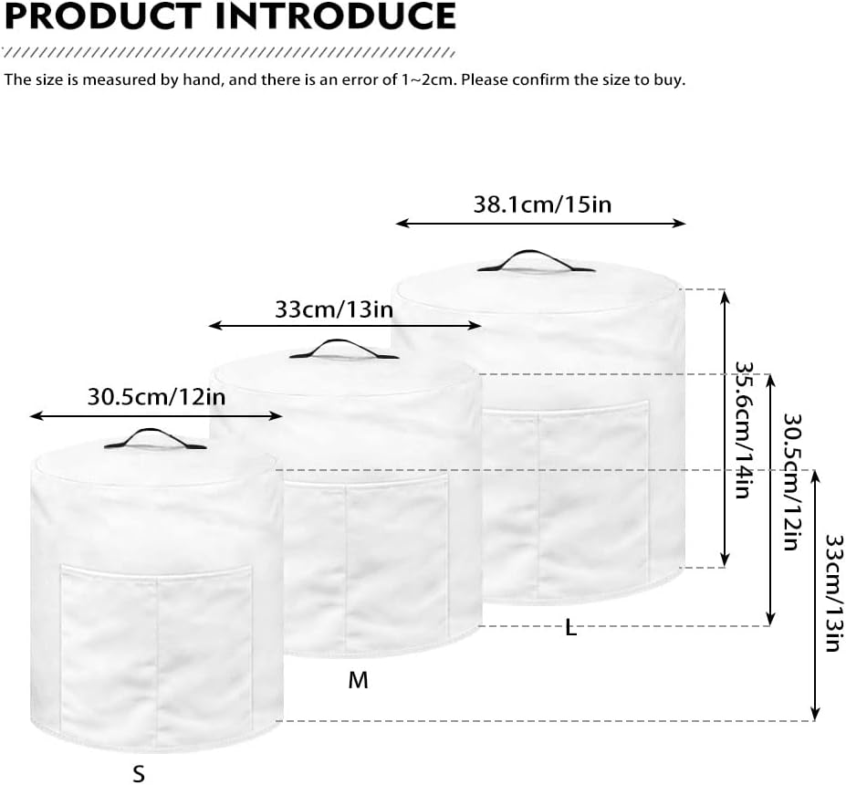 I'd Rather Be Making Rice - Round Dust Cover for Pressure Cooker, Black Funny Designs for Kitchen Appliance