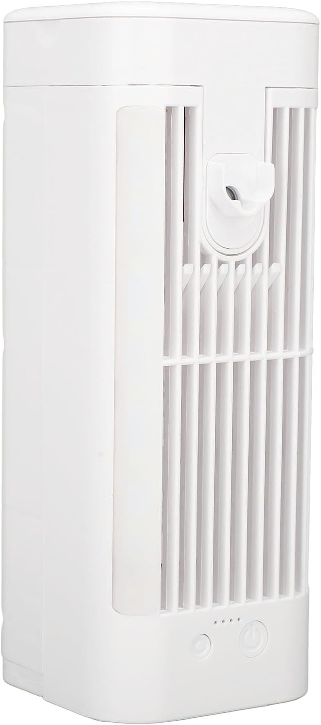 Portable Air Conditioner with 3 Speed Dual Fans, Evaporative Air Cooler for Room Bedroom, 120mL Water