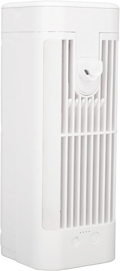 Portable Air Conditioner with 3 Speed Dual Fans, Evaporative Air Cooler for Room Bedroom, 120mL Water