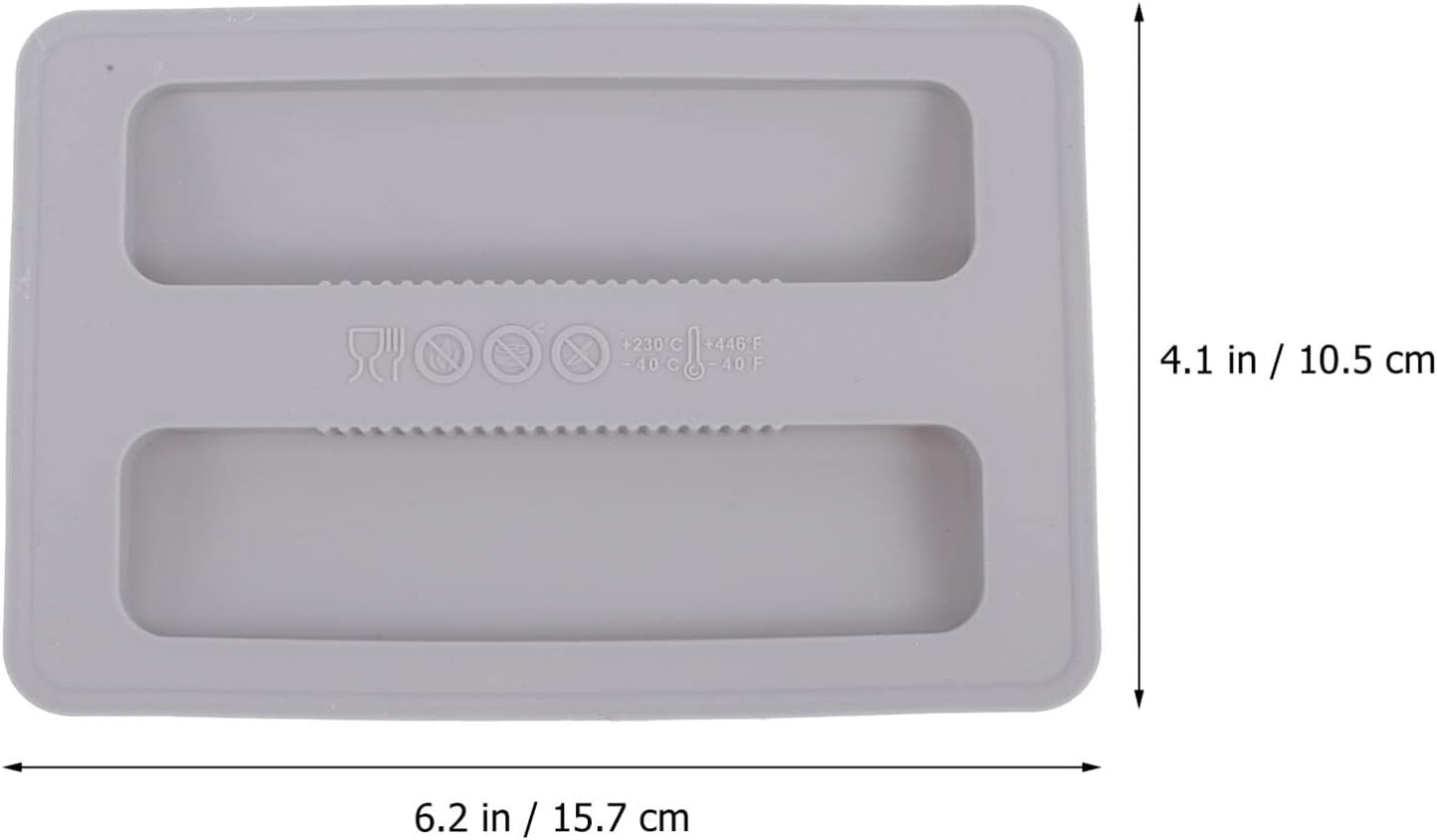 HEMOTON 2 Slice Toaster Lid, Silicone Toaster Cover, Bread Maker Cover Accessories