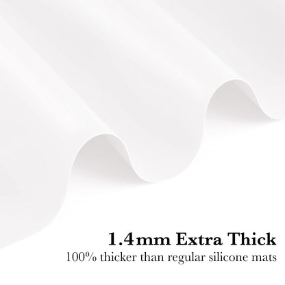 Gartful Oversize Translucent Silicone Mat, Countertop Protector, 27.6 x 19.7 inches Silicone Sheet for Crafts Resin Jewelry Casting Mat Pad Nonstick Table Placemat