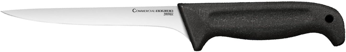 Cold Steel 6" Filet Knife - German 4116 Stainless Steel Fixed Blade for Game & Fish Processing