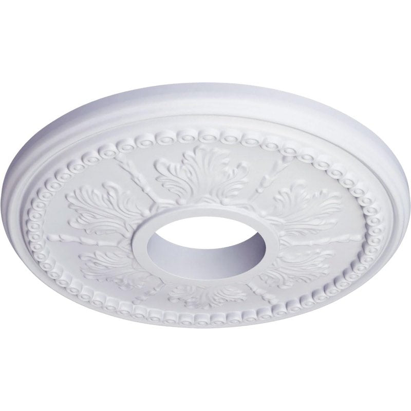 13 7/8"OD x 3 3/4"ID x 1 1/4"P Tirana Ceiling Medallion (Fits Canopies up to 4 3/4")