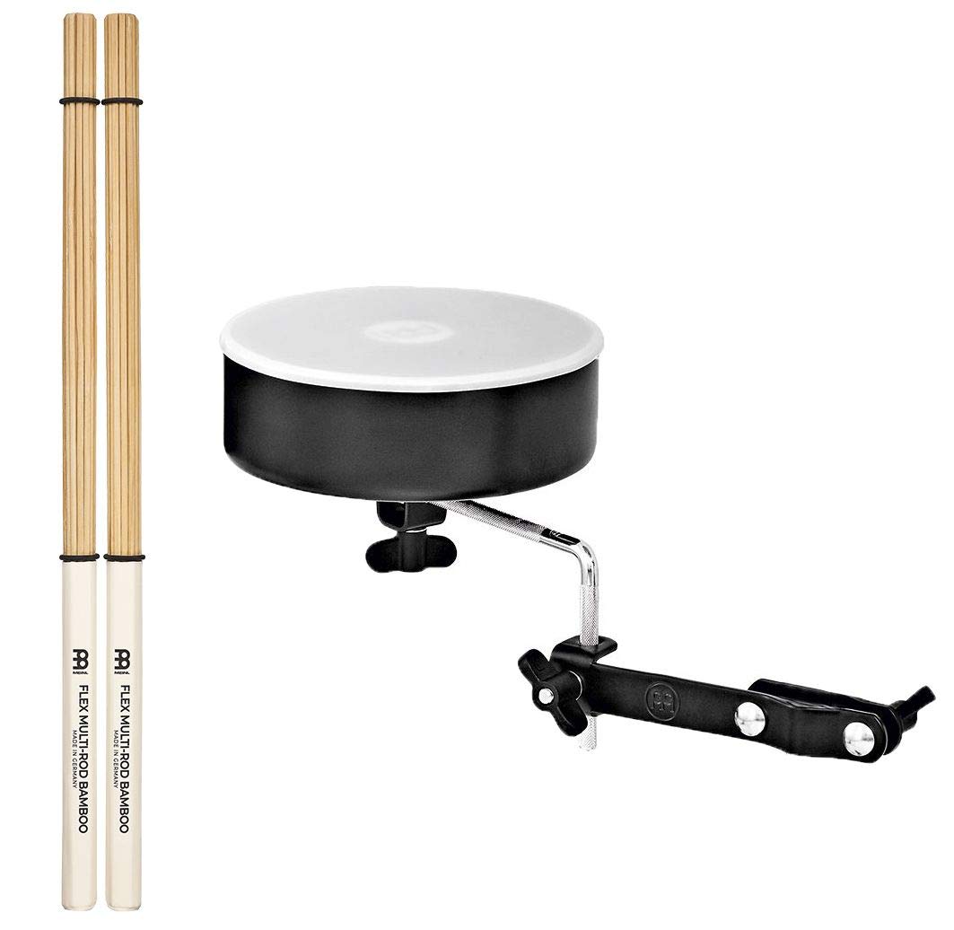 Cajon Box Drum Set Kit for Low Volume Acoustic Music with Snare, Hihat Cymbals, Pedal, Shaker, Rods, Bag and Hardware