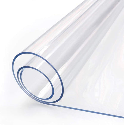 12 36 Inch Countertop X Clear Plastic Desk Pad Office Desk Blotter Dining Table Protector Tablecloth Mat Wooden