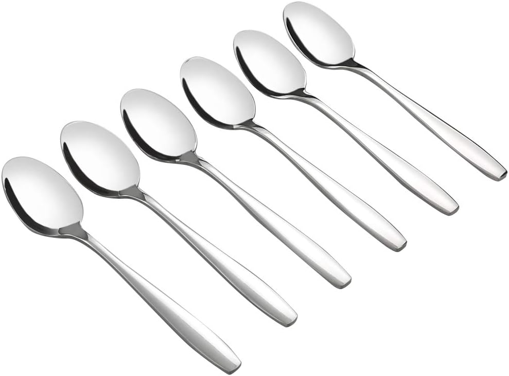 Ggbin 12 Pieces Stainless Steel Tea Spoon - 5.9 Inches for Home or Coffee House