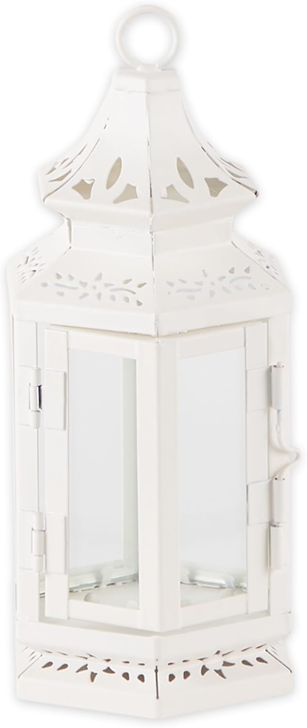 Accent Plus Indoor Lantern, Decorative Outdoor Christmas Candle Lantern, 3.75 x 3.25 x 8 Inches