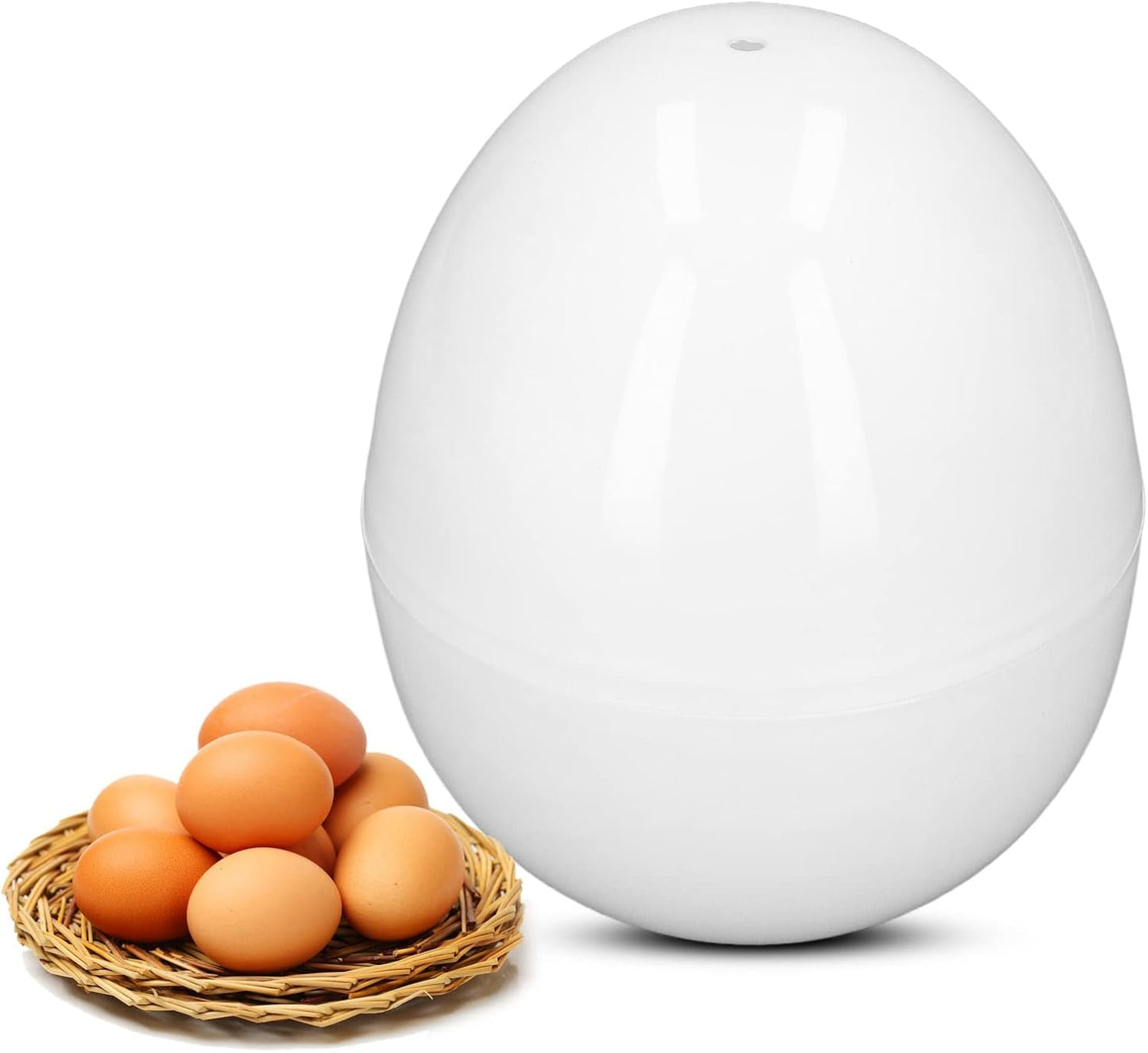 Hard Boiled Egg Cooker, 4 Eggs Capacity, Microwave Function Egg Boiler Cookware