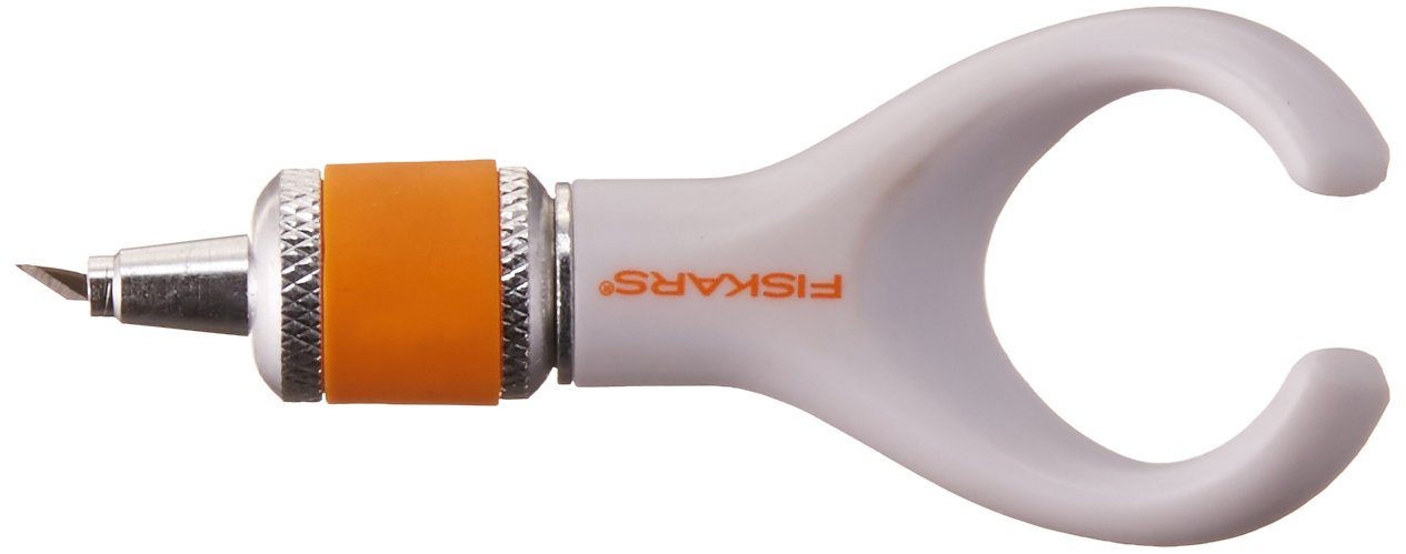 Fiskars 165130-1001 Fingertip Swivel Detail Knife