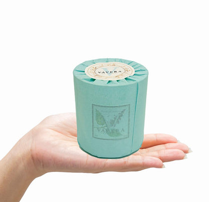 VAVERA Amber Noir Wood Wick Candles that Crackle, 11oz Matte White w/lid, A Sultry Amber Delight Soy Candles. Mothers Day Gifts for Women or Men! Soy, Vegan, Non Toxic. Hand-Crafted in USA.