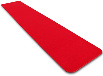 House, Home and More Red Carpet Aisle Runner - 4 Ft x 50 Ft - Real Carpet, Bound Edges, Low Pile Height, Stain Resistant, Event Runway Rug for Wedding, Hollywood Movie Award Ceremony Party Decoration