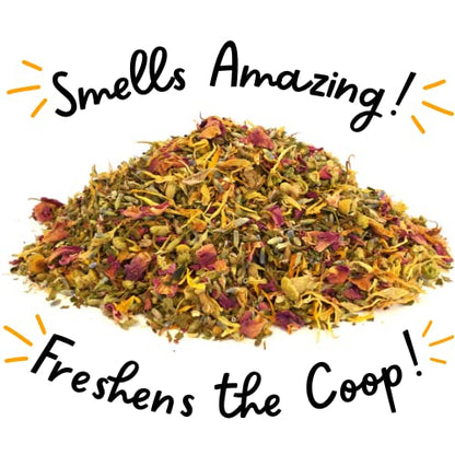 100% 7 1lb. Happy Trees Chicken Nesting Herbs - Natural Blend of Premium Dried Herbs for Fresh Nest Box, Coop and Run