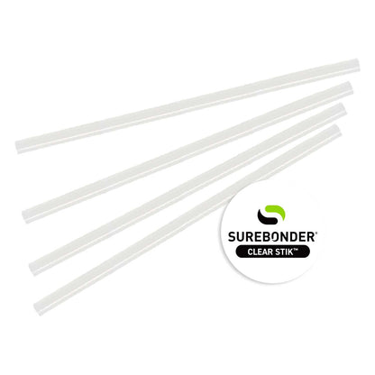 Surebonder 725M510 Mini Size 10" Clear Hot Glue Sticks - 5 lb Box