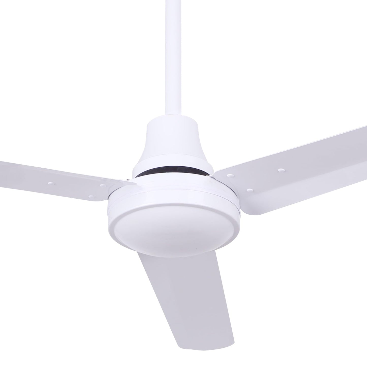 56" White Industrial Ceiling Fan – High-Performance DC Motor for Gyms, Schools, Studios, and Large Spaces – Quiet & Energy-Efficient – Wall Control Included