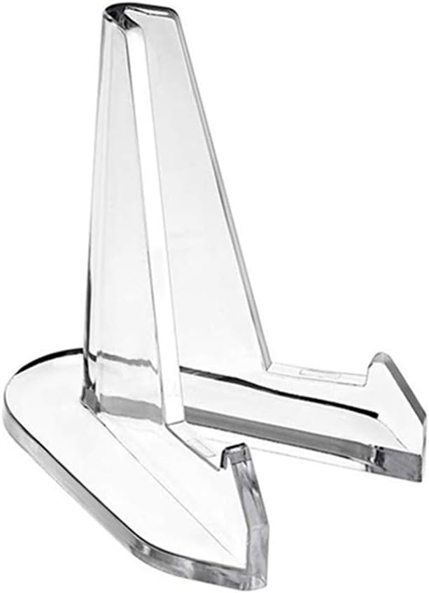 Display Stand, Stable Transparent Acrylic Plastic Easels for Tabletop Art Home Decoration