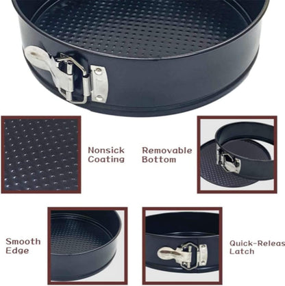 Utoolmart Springform Cake Pan - Carbon Steel Non-Stick Leakproof Round Cheesecake Pan, 7 Inch