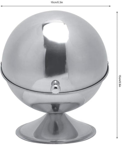 Fdit Stainless Steel Spice Condiment Jar Box with Swivel Cover, Salt Sugar Container for Kitchen