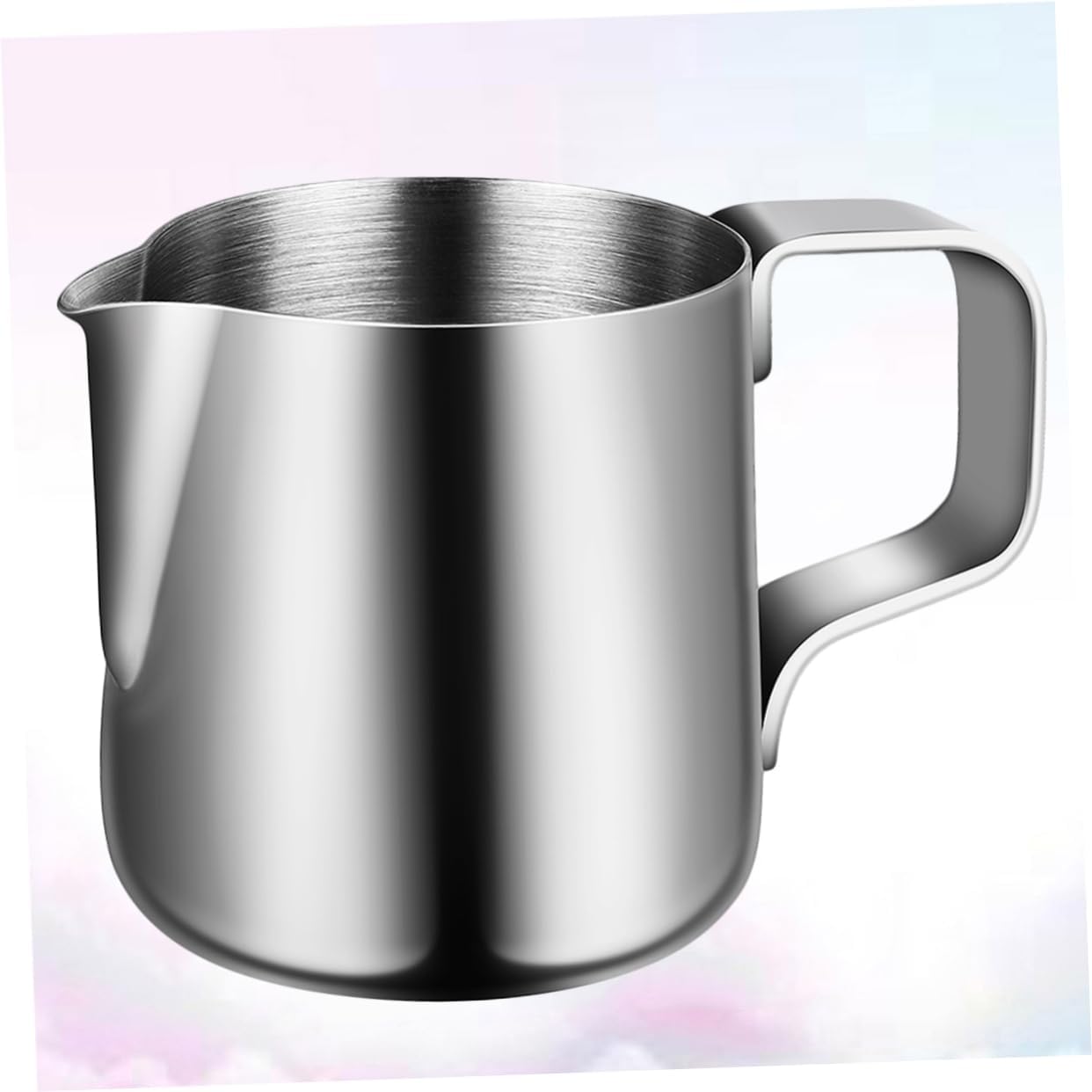 1pc Cup Steaming Pitcher, Coffee Machines for Home Kitchen Supplies, Black Kettle Milk Accessories