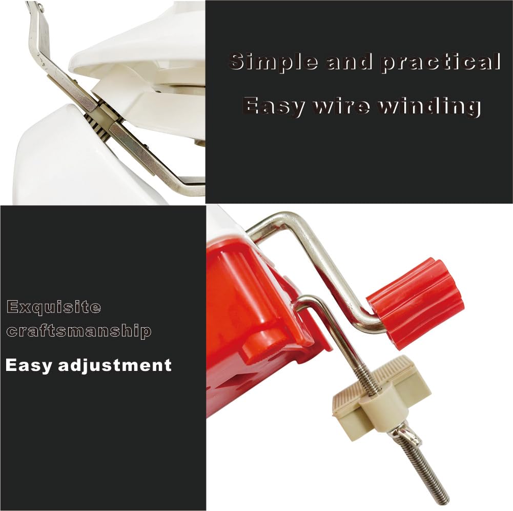 Yarn Ball Winder, 10oz Swift Yarn Winder Large Capacity Yarn Winder Easy to Set up and use,4 pcs Pom Pom Makers+1 1 Scissors