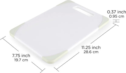 Copco Nonslip Small Plastic Cutting Board, 7.75x11.25-Inch, Pistachio Color