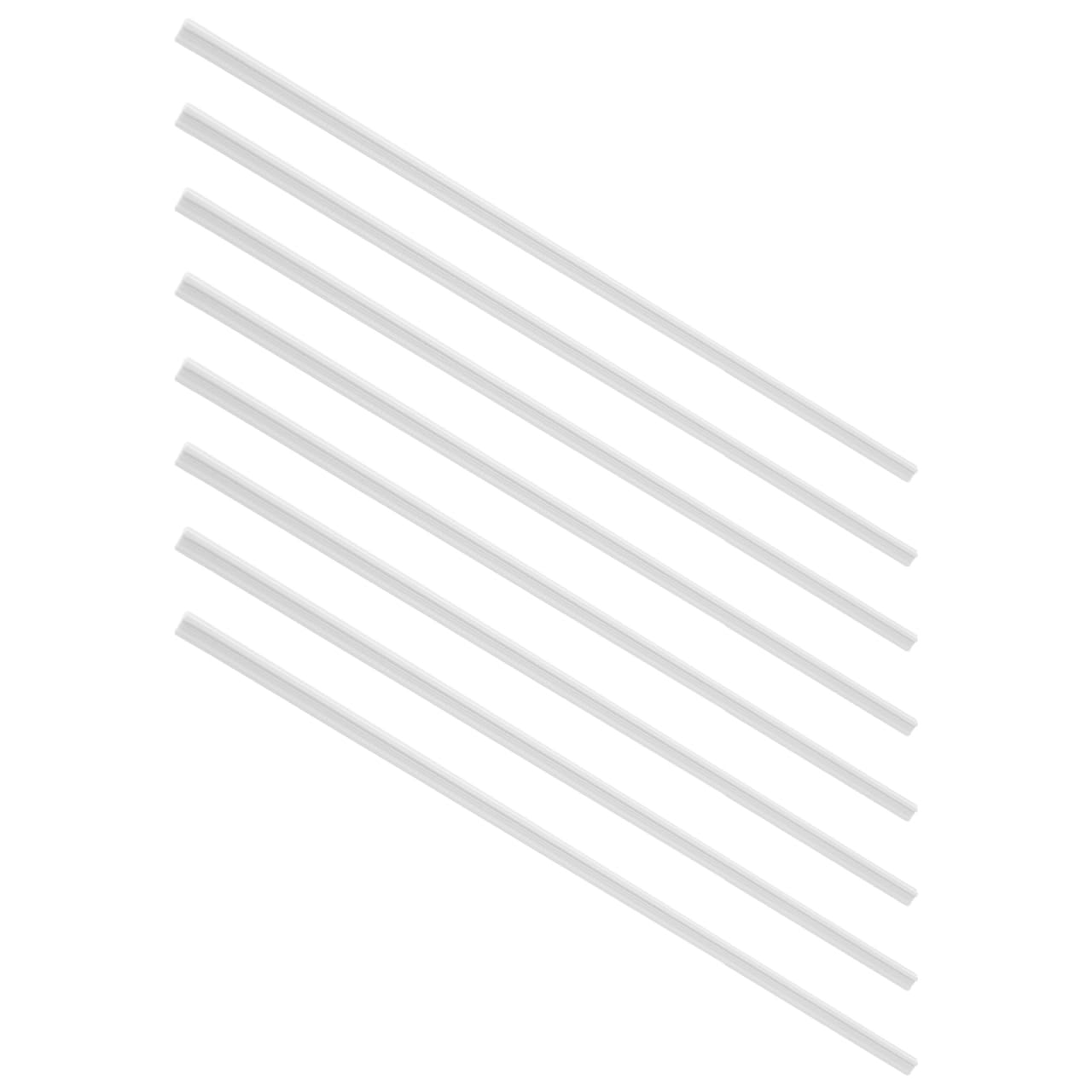 DECHOUS 8Pcs Miniature Dollhouse 1:12 Scale Wall Moulding Trim Peel and Stick White Wall Door Molding Trim Self Adhesive Dollhouse Decoration DIY Accessories
