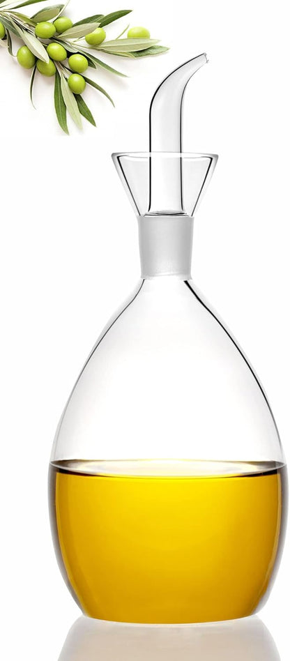 18 oz 500 ml HAIZEEN / Olive Oil & Vinegar Dispenser with Non Drip Spout - Oil Pourer Dispensing Bottles Soap dispenser